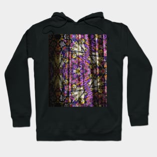 Magic Purple Pattern Curtain Illusion Hoodie